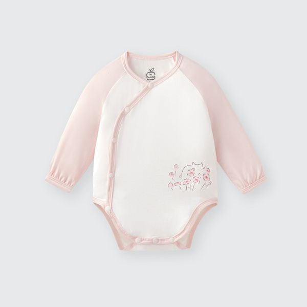  Body chip dài tay La Pomme Mimi và bông hoa nhỏ 