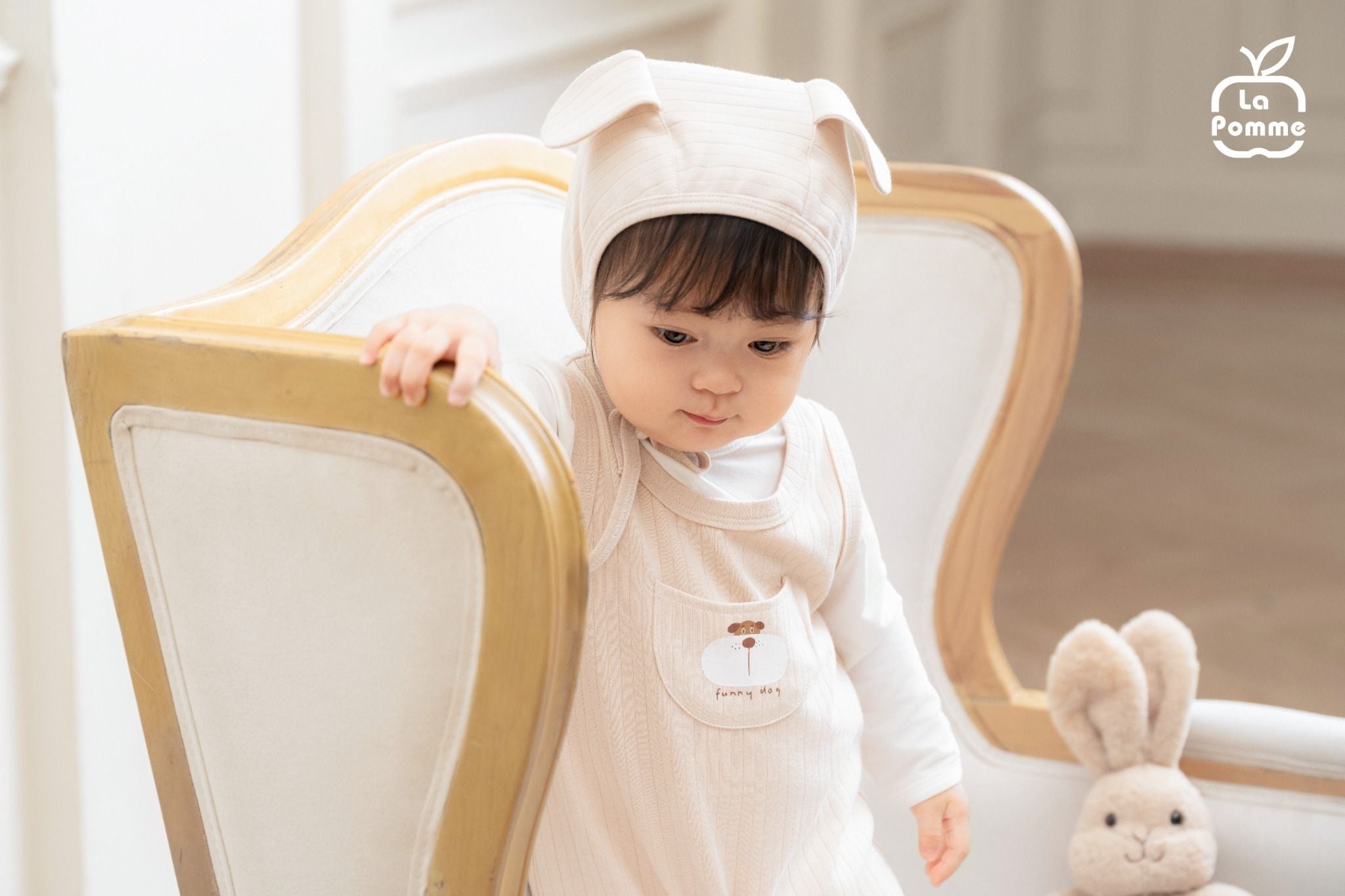  Set yếm và áo La Pomme funny dog 