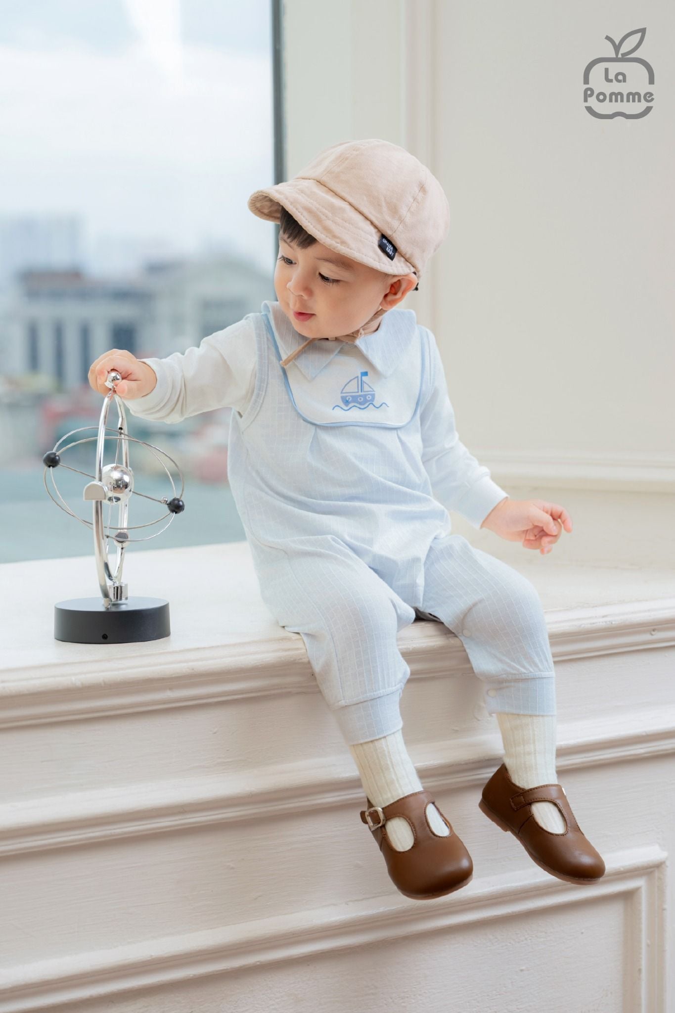  Set yếm và áo La Pomme thuyền nhỏ chu du 