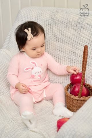  Set body chip dài tay kèm quần La Pomme thế giới vui nhộn 