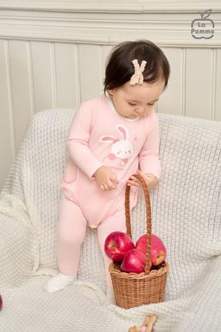  Set body chip dài tay kèm quần La Pomme thế giới vui nhộn 