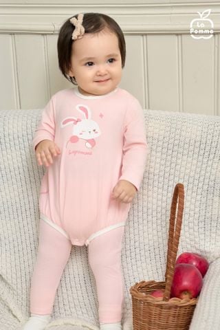  Set body chip dài tay kèm quần La Pomme thế giới vui nhộn 