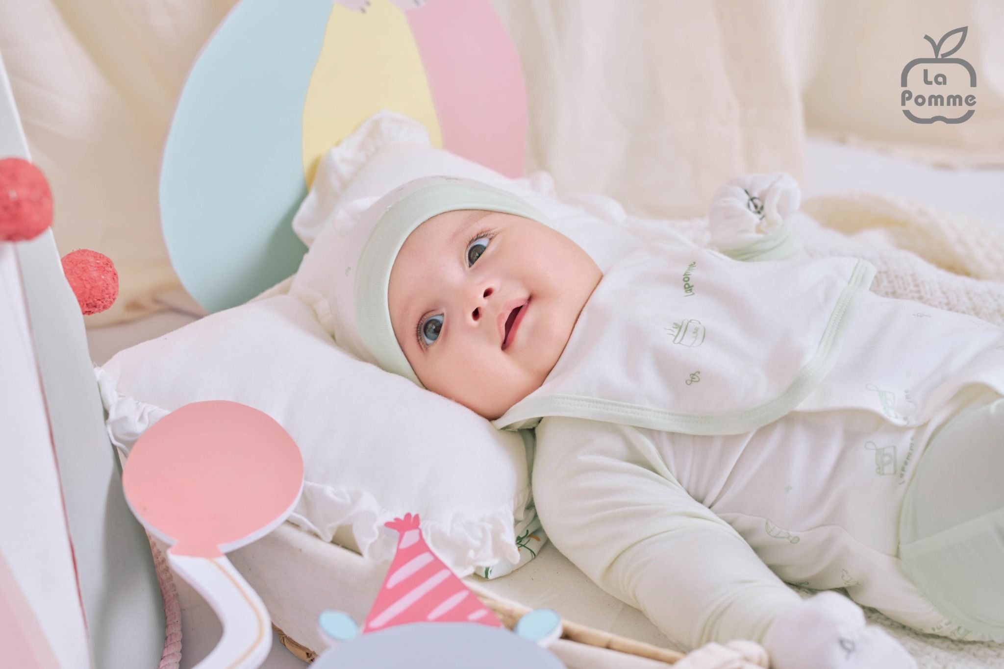  Body chip dài tay quần dài La Pomme nhiếp ảnh nhí 