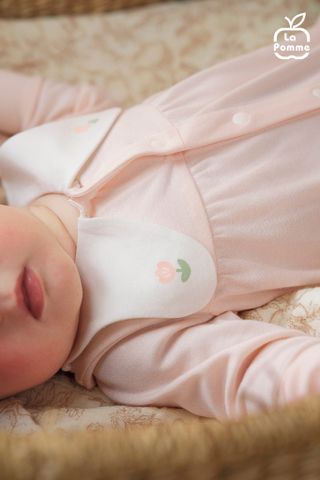  Set body chip dài tay kèm quần La Pomme cánh bướm đáng yêu 