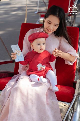  Body chip dài tay kèm quần và mũ La Pomme ngựa nhỏ may mắn 