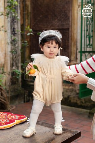  Body thời trang kèm băng đô La Pomme bông hoa thanh lịch 