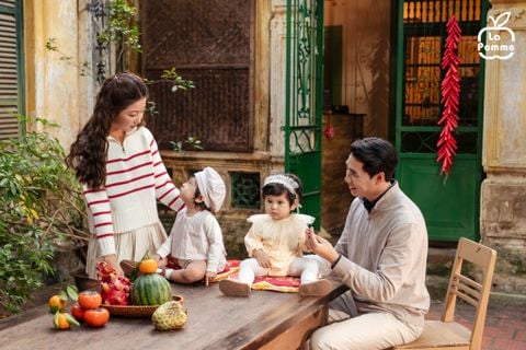  Body thời trang kèm băng đô La Pomme bông hoa thanh lịch 