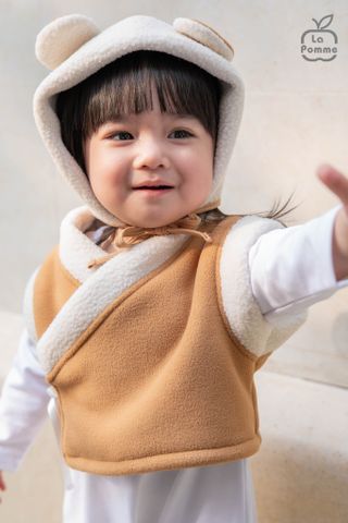  Body thời trang La Pomme kèm gile và mũ sopung 