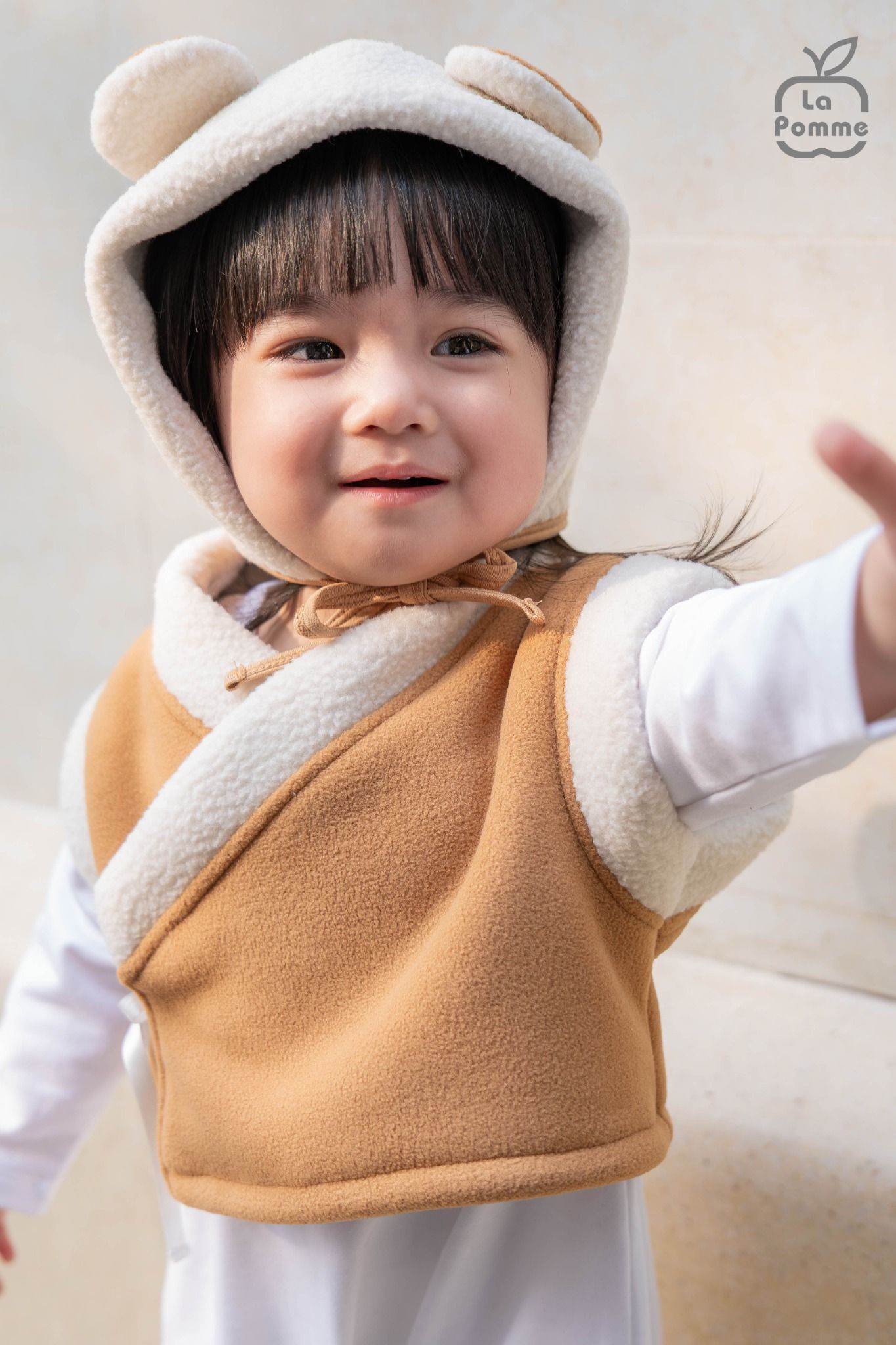  Body thời trang La Pomme kèm gile và mũ sopung 