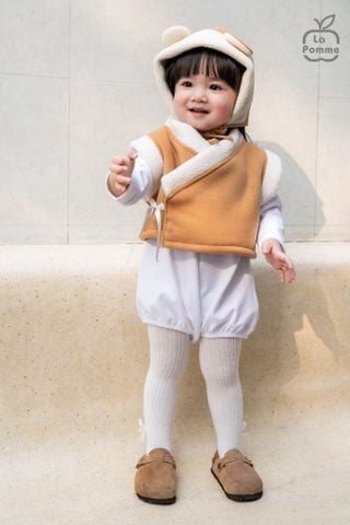  Body thời trang La Pomme kèm gile và mũ sopung 