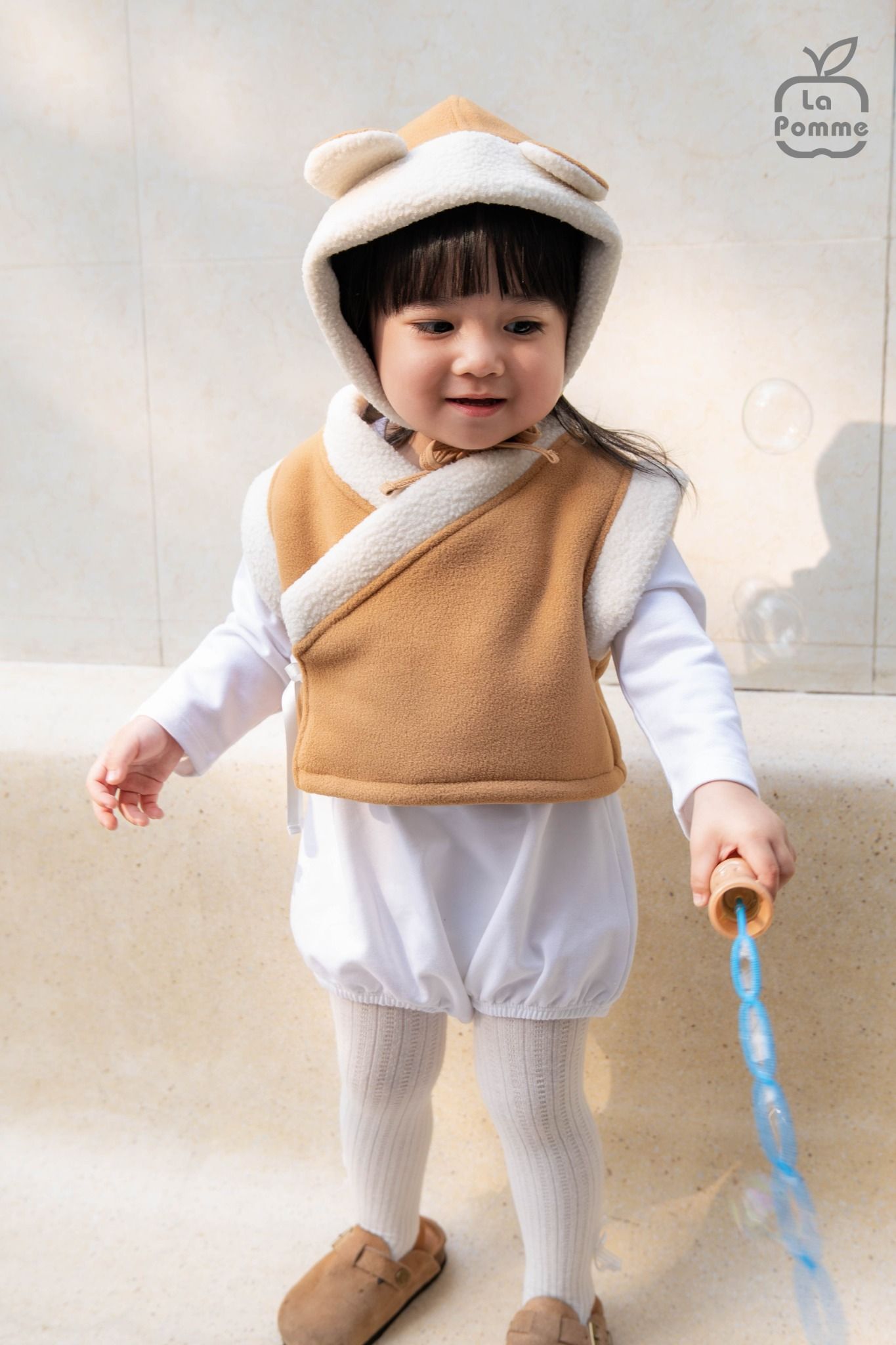  Body thời trang La Pomme kèm gile và mũ sopung 