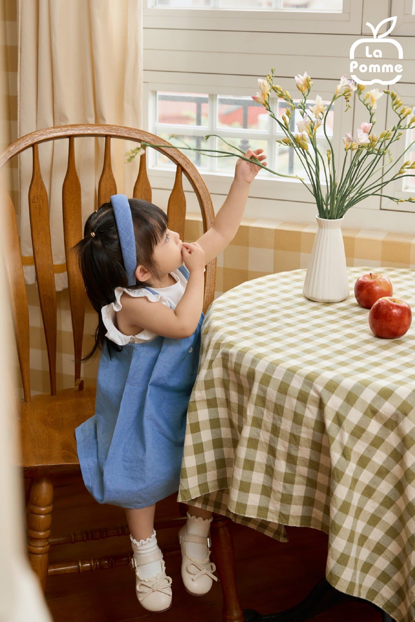  Đầm La Pomme bèo nhún tiểu thư ngọt ngào 