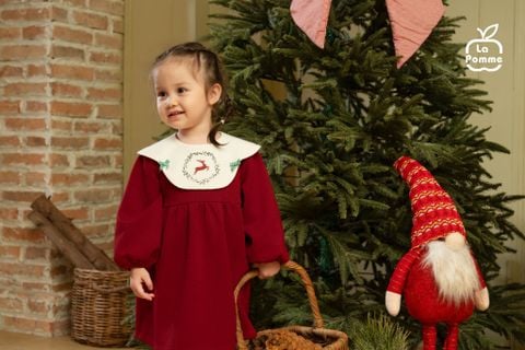  Đầm dài tay La Pomme lễ hội diệu kì 