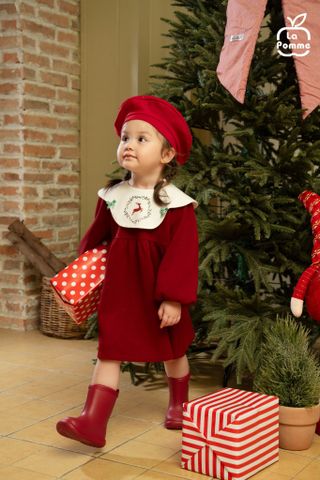  Đầm dài tay La Pomme lễ hội diệu kì 