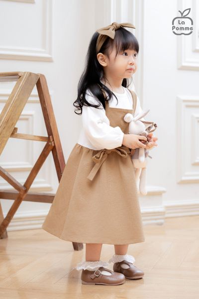  Đầm dài tay La Pomme ji won 