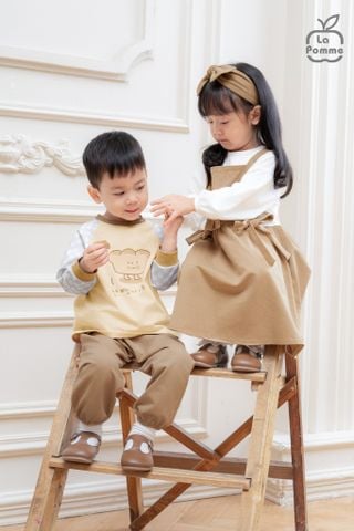  Đầm dài tay La Pomme ji won 