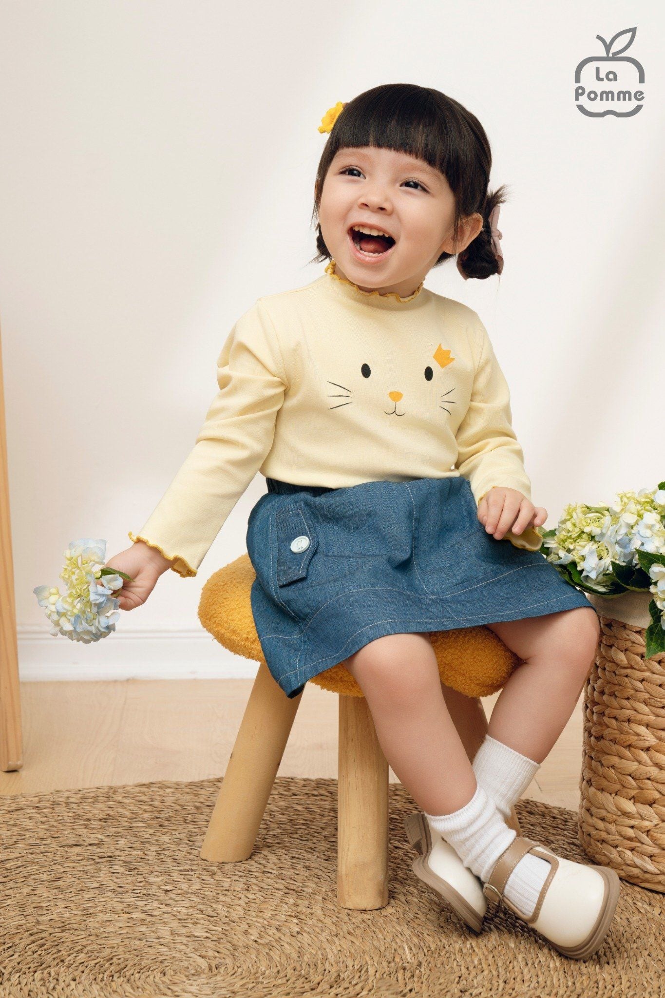  Áo giữ nhiệt La Pomme thỏ con nhí nhảnh 