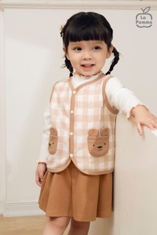  Áo gile La Pomme đôi tai lớn của bác gấu 