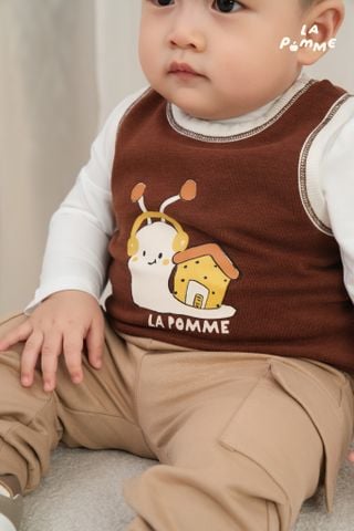  Áo gile La Pomme lớp chăn mềm của ốc sên 