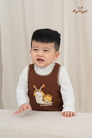  Áo gile La Pomme lớp chăn mềm của ốc sên 