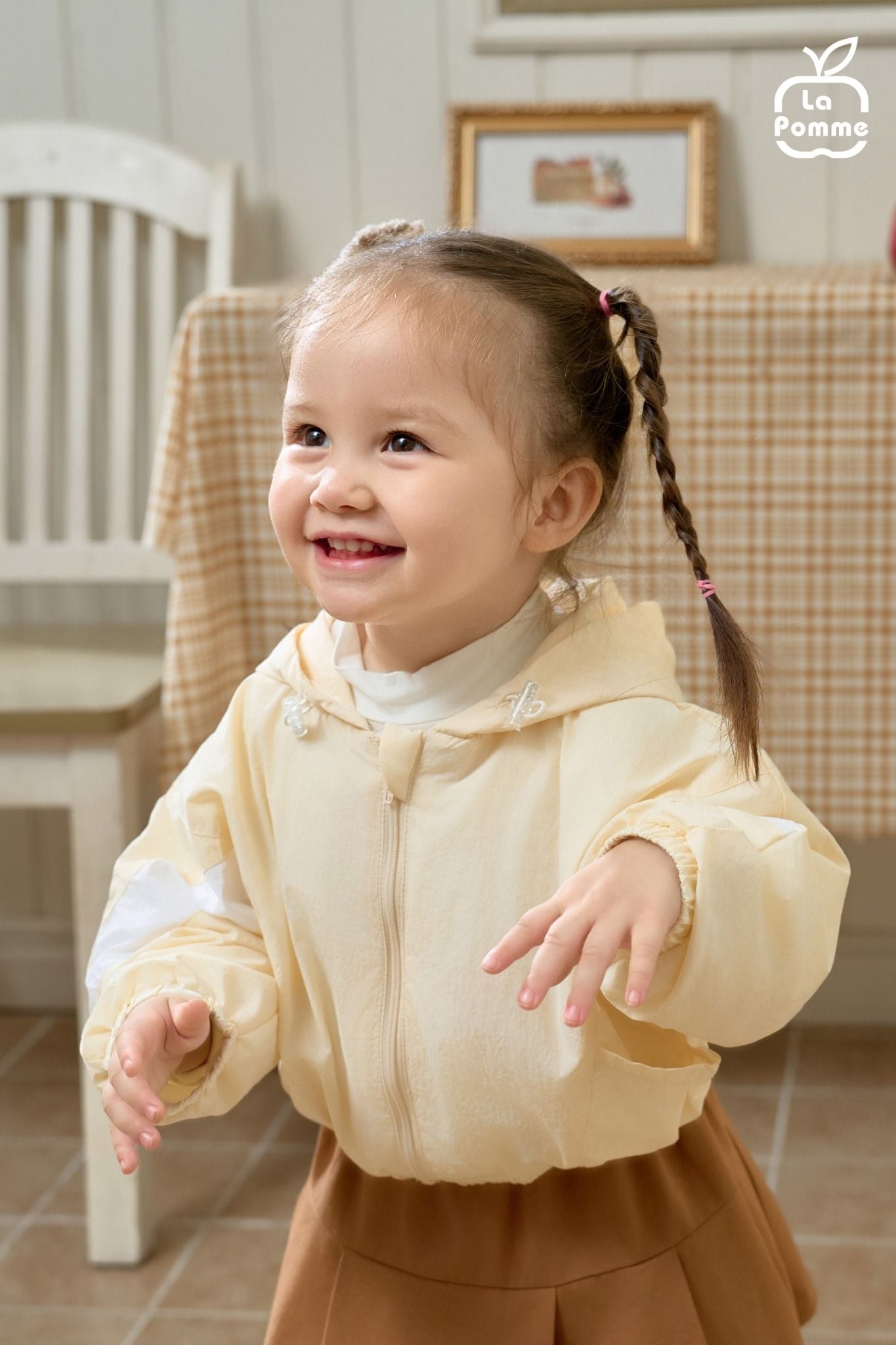  Áo khoác La Pomme phối màu lovely flight 