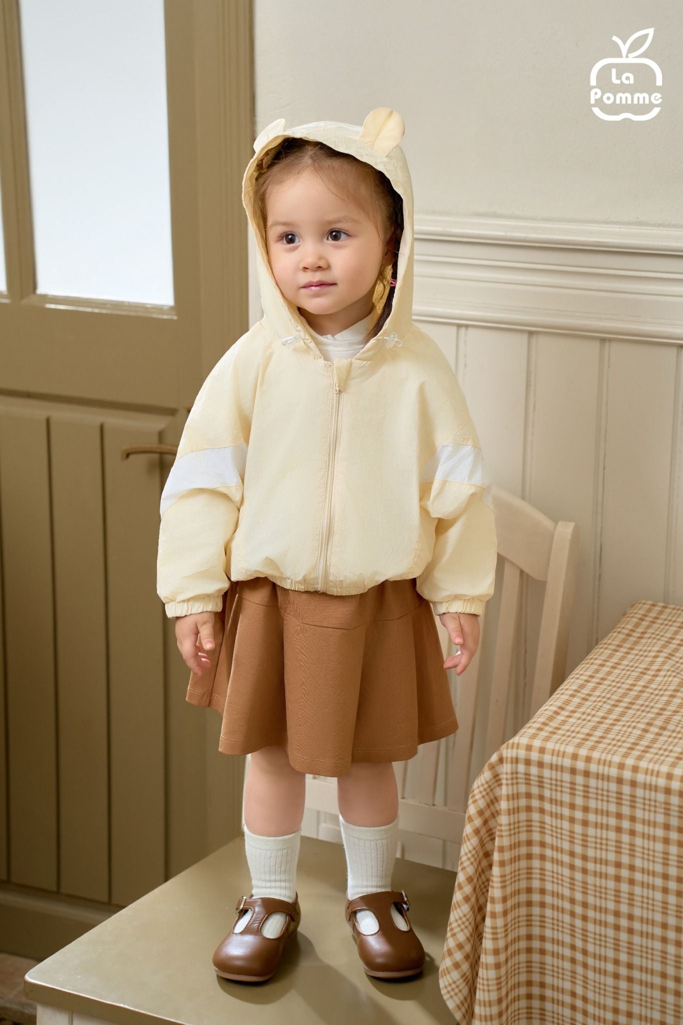  Áo khoác La Pomme phối màu lovely flight 