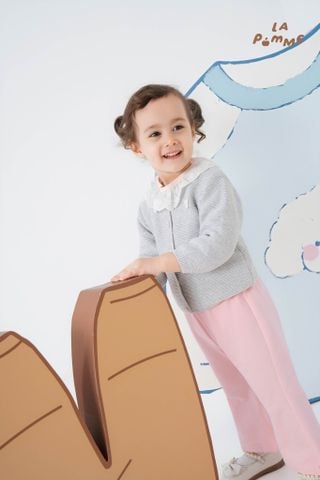  Áo cadigan len La Pomme mềm ấm áp 