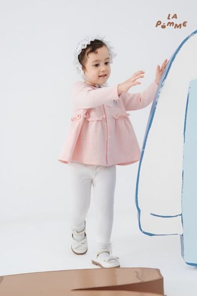  Áo khoác La Pomme babydoll khu vườn tulip của mẹ 