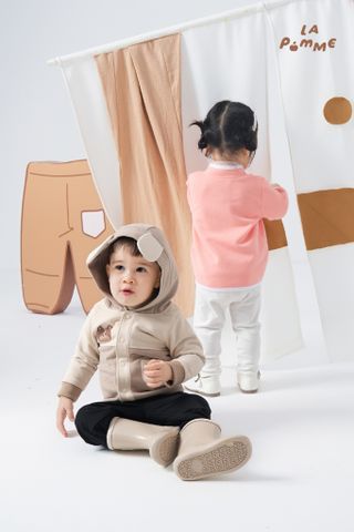  Áo khoác La Pomme phối màu những người bạn nhí nhảnh 