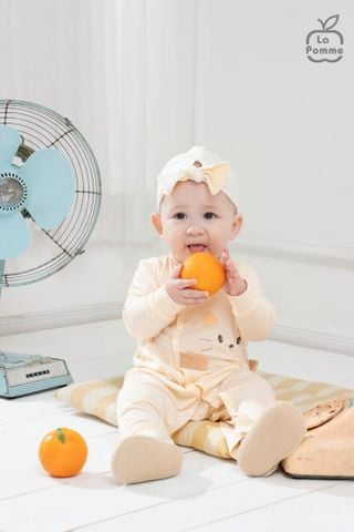  Mũ sơ sinh La Pomme khu vườn mộng mơ 
