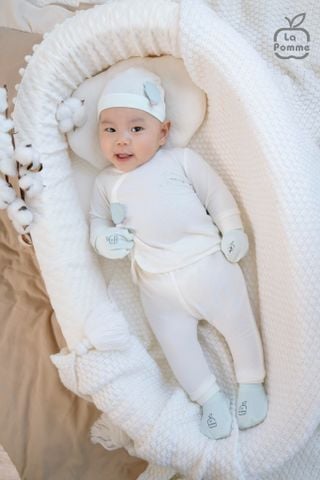  Mũ sơ sinh La Pomme mềm mịn đón con yêu 