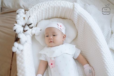  Mũ sơ sinh La Pomme mềm mịn đón con yêu 