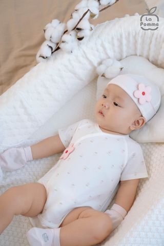  Mũ sơ sinh La Pomme mềm mịn đón con yêu 