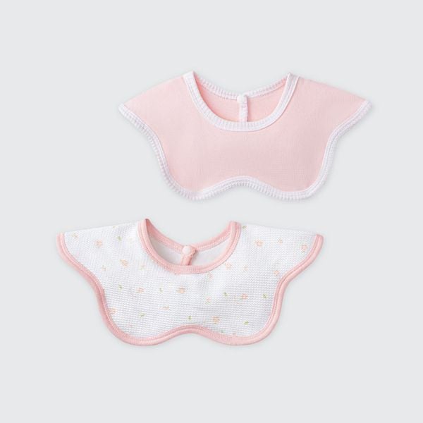  Set 2 Yếm đa năng La Pomme bông hoa ngọt ngào 