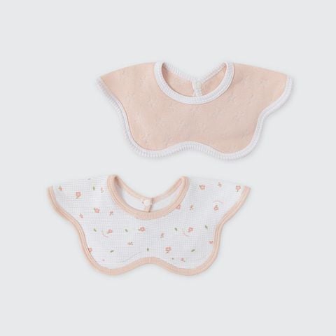  Set 2 Yếm đa năng La Pomme bông hoa ngọt ngào 