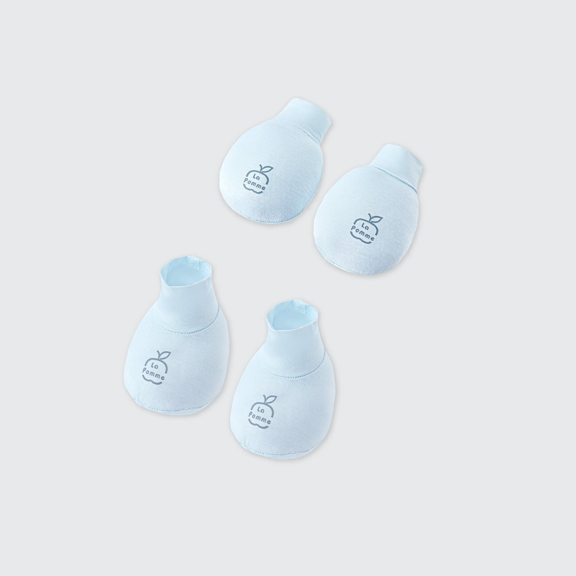  Set bao tay bao chân La Pomme gấu con du hành 