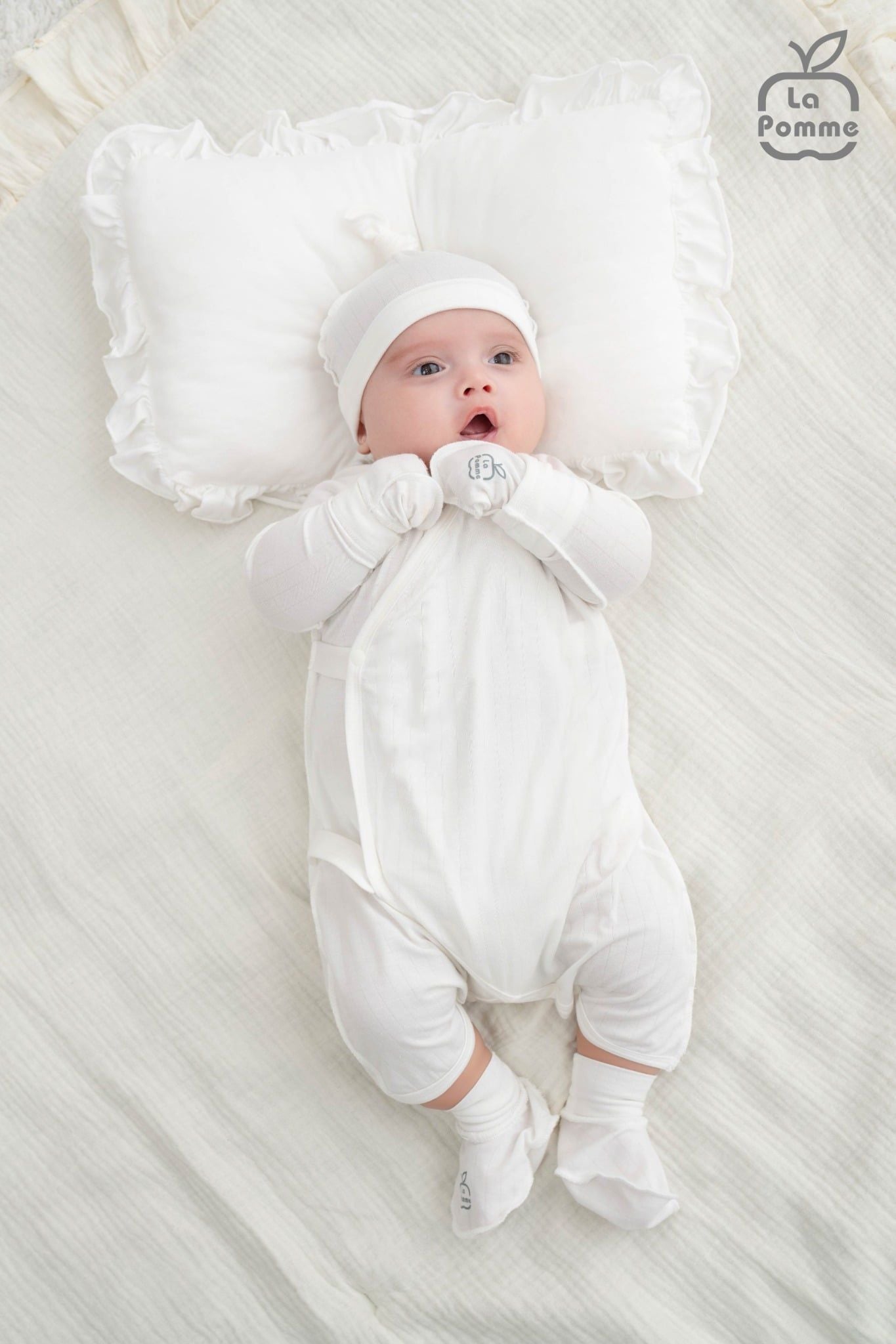  Bao tay bao chân La Pomme đường may lật êm ái 