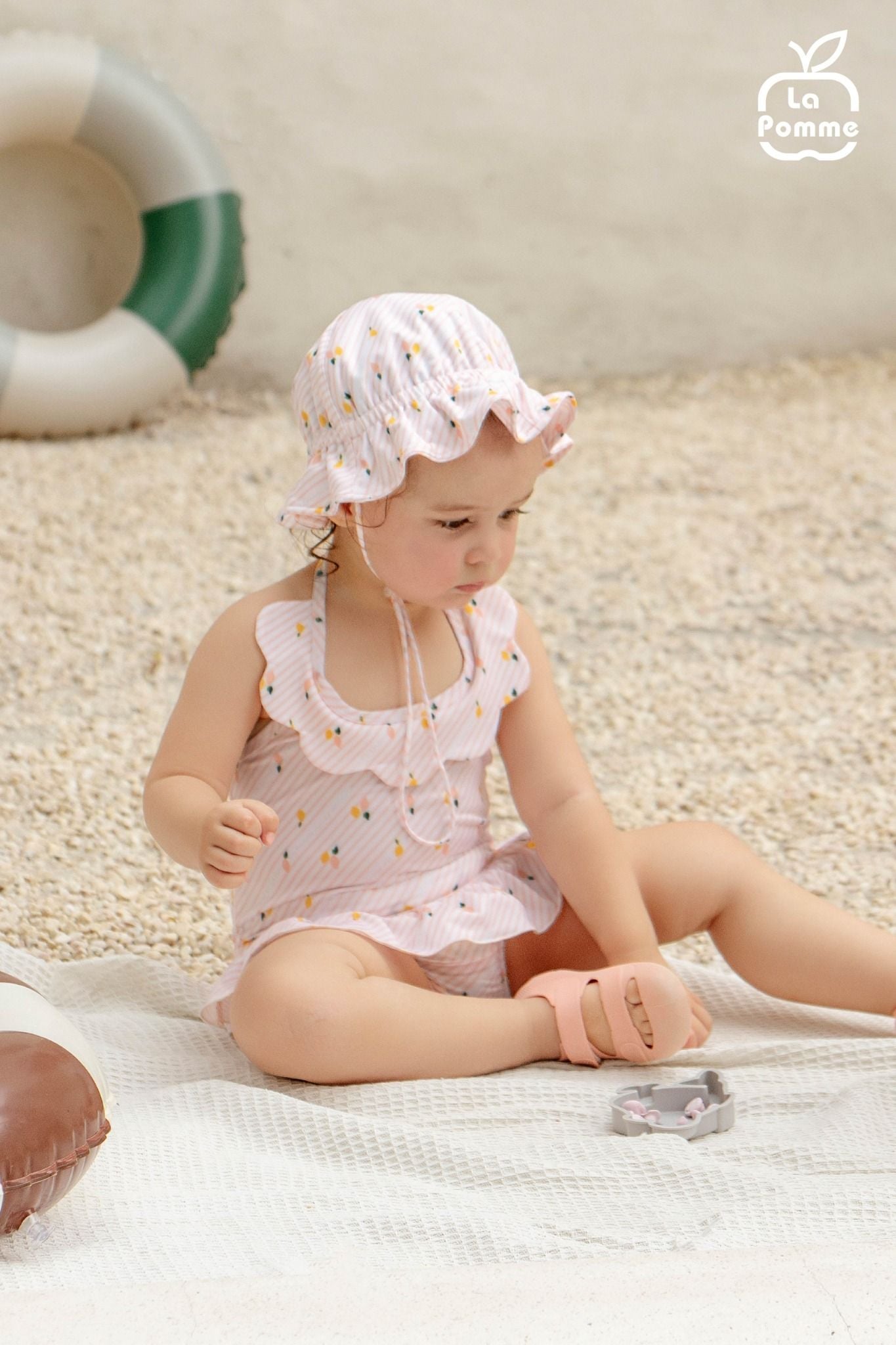  Mũ bơi La Pomme họa tiết cách điệu 