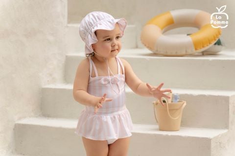  Mũ bơi La Pomme họa tiết cách điệu 