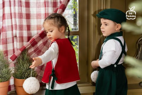  Mũ La Pomme cây thông hạnh phúc 