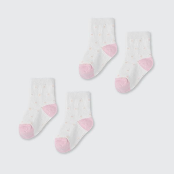 Set 02 đôi tất La Pomme chấm bi xinh xắn 