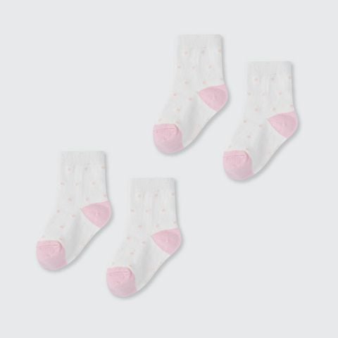  Set 02 đôi tất La Pomme chấm bi xinh xắn 