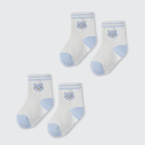  Set 02 đôi tất La Pomme gấu nhỏ đáng yêu 