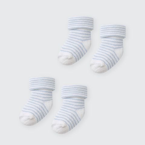  Set 02 đôi tất La Pomme họa tiết kẻ năng động 