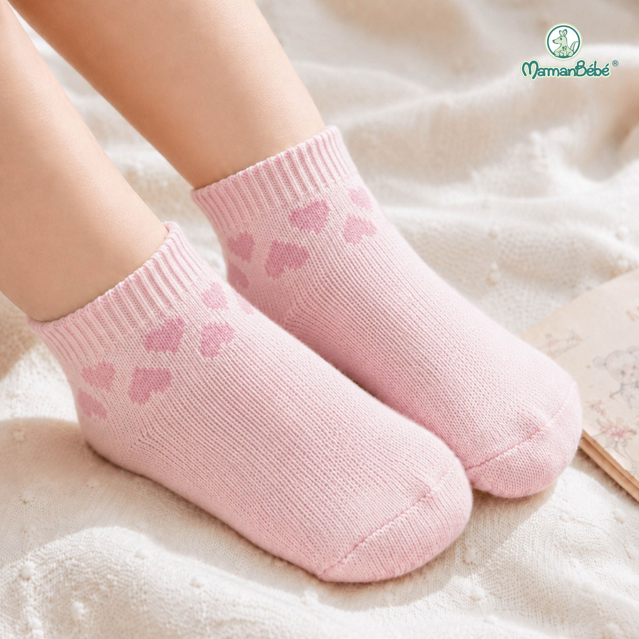  Set 02 đôi tất La Pomme sắc màu tươi tắn 