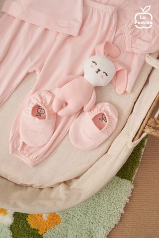  Set quà tặng sơ sinh La Pomme thỏ điệu - Bộ quần áo rời 