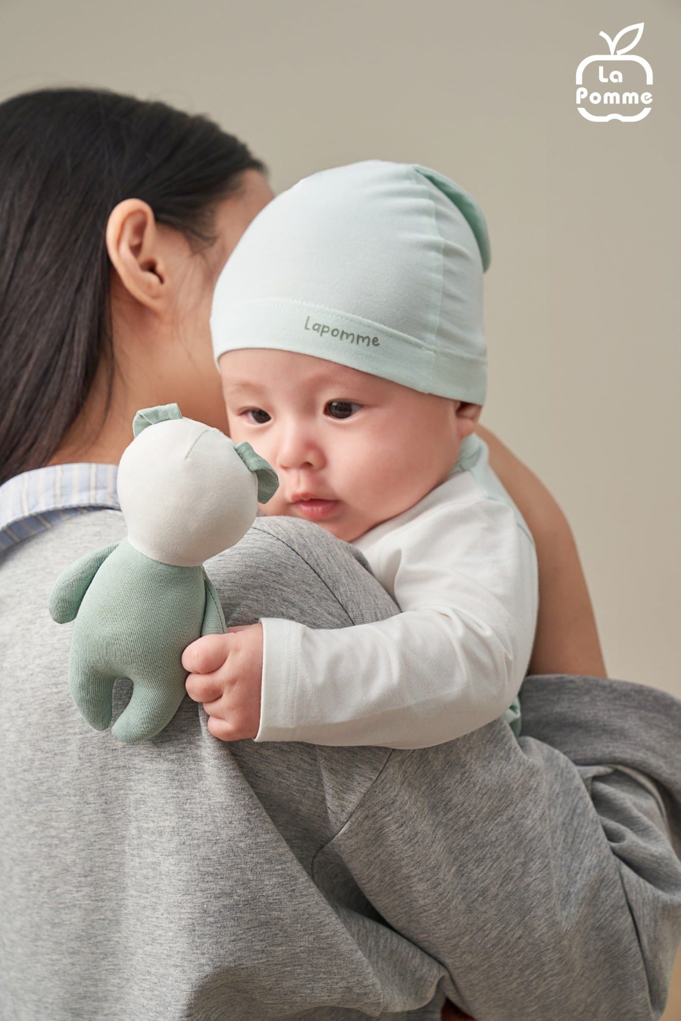  Set quà tặng sơ sinh La Pomme cún yêu - Bộ body liền 