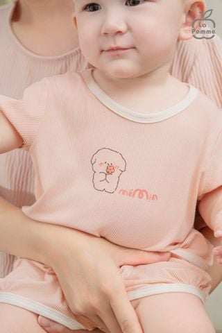  Bộ cộc tay Mềm Mịn by La Pomme kẹo bông ngọt ngào 