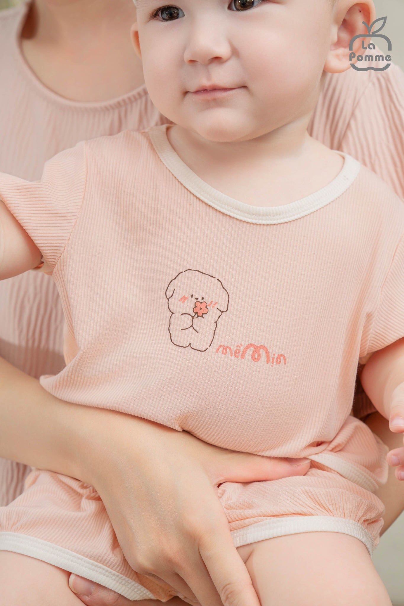  Bộ cộc tay Mềm Mịn by La Pomme kẹo bông ngọt ngào 