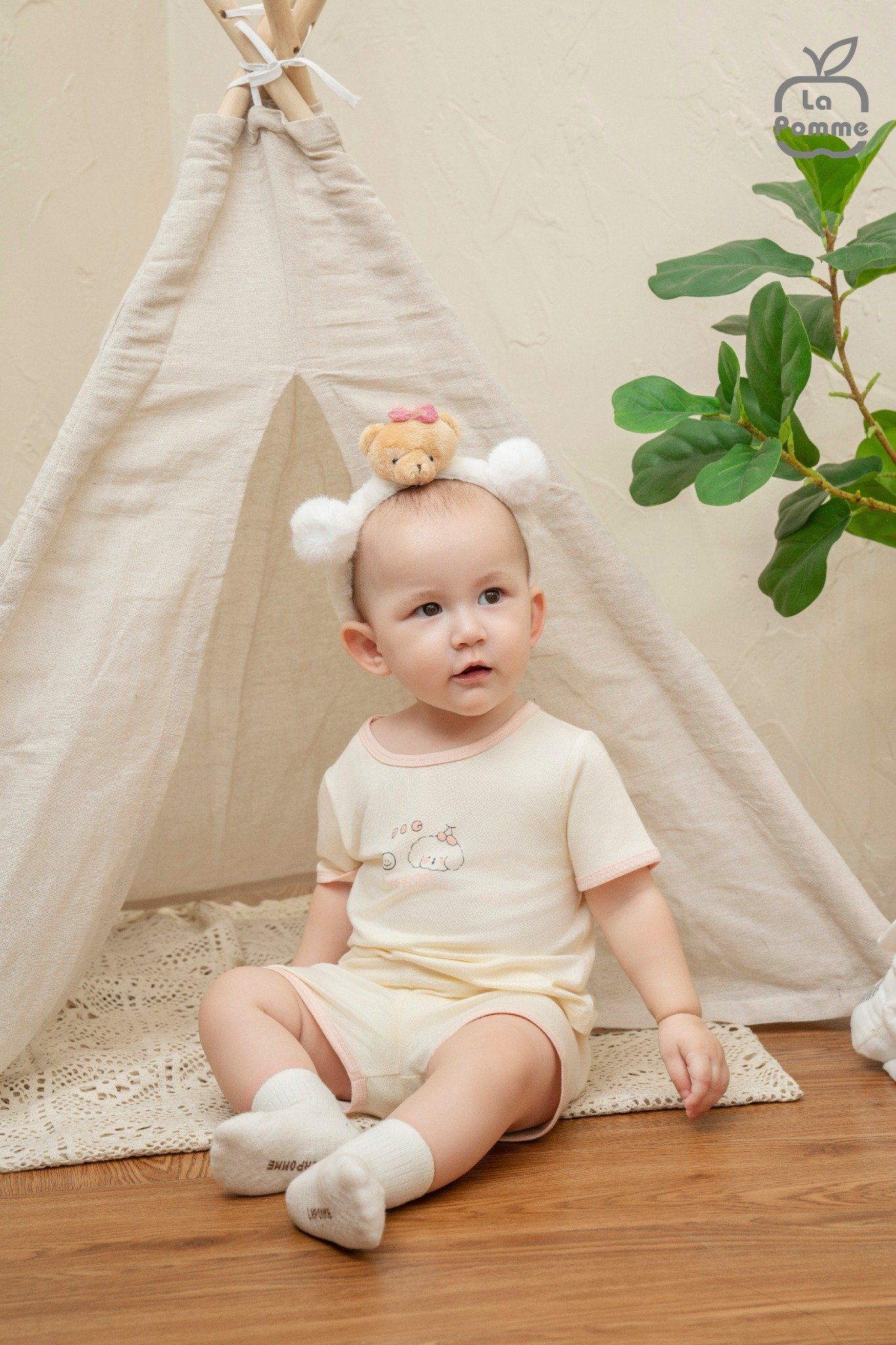  Bộ cộc tay Mềm Mịn by La Pomme người bạn puppy 